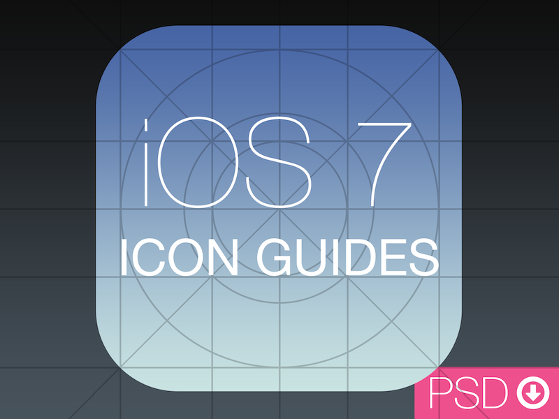 12+ iOS 7 Icon Templates To Create Your Own App Icon
